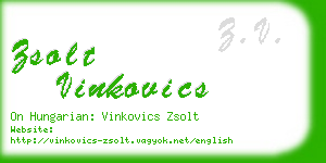 zsolt vinkovics business card